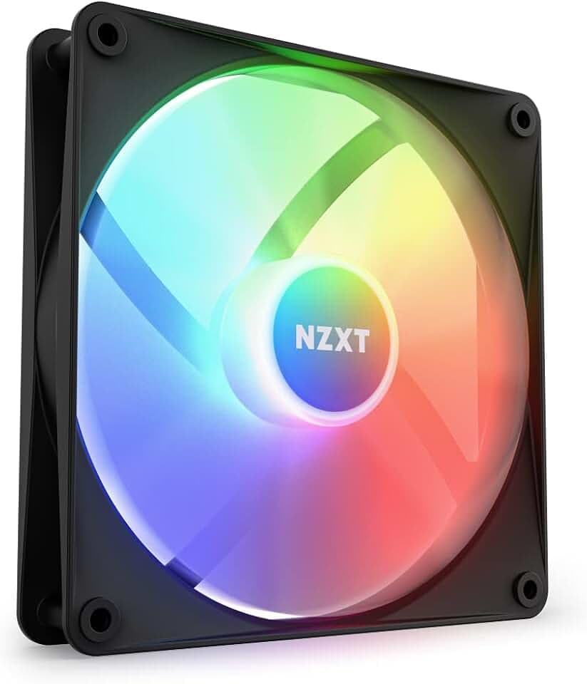 NZXT F140 RGB Core - 140mm Hub-montierter RGB PC-Lüfter - Schwarz
