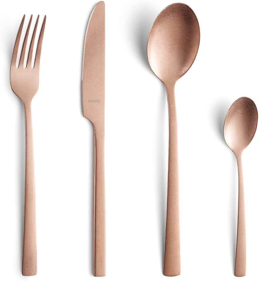 Amefa Manille Besteck Set für 4 Personen, Besteckset 16-teilig