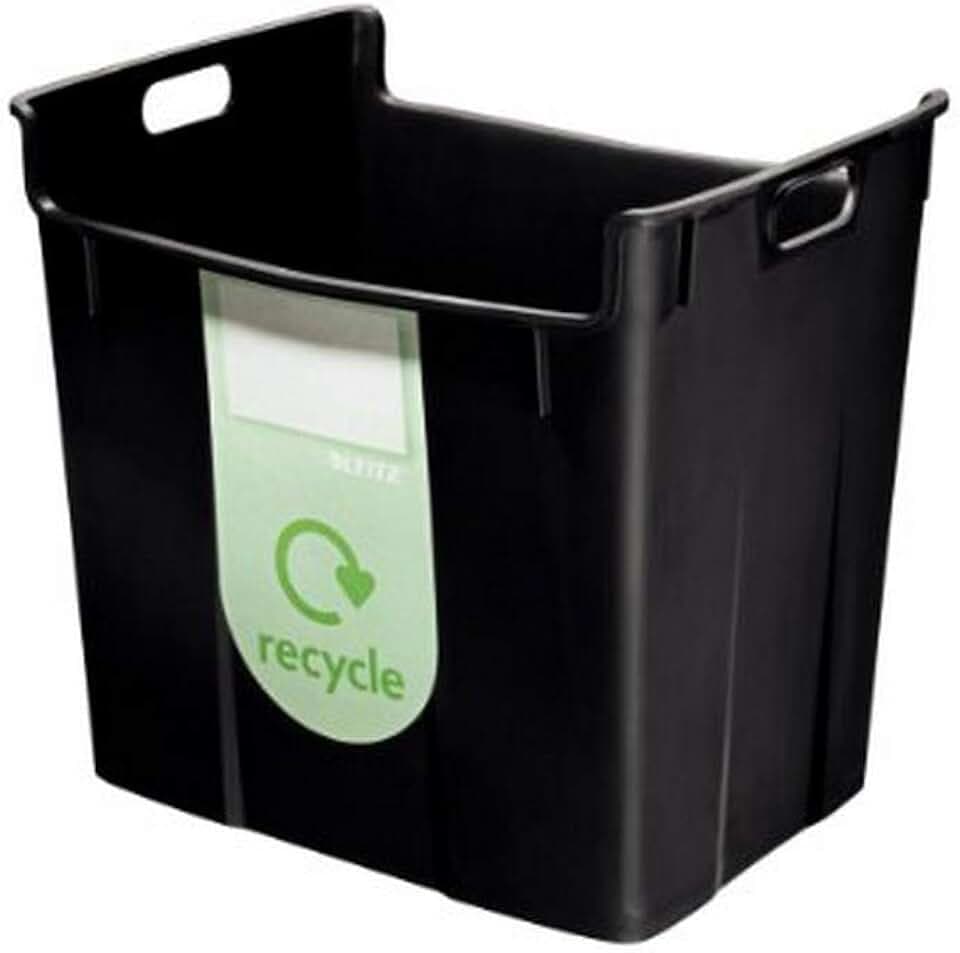 Leitz Wertstoffsammelbehälter 40 Liter, Schwarz, 52090095