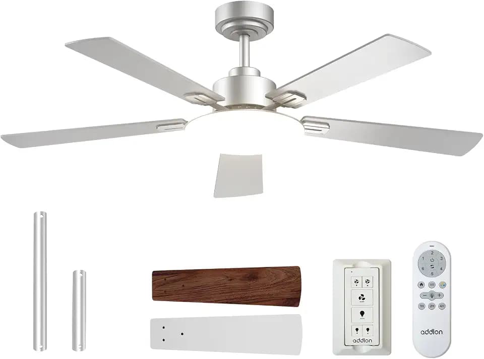 addlon 52 Inch Ceiling Fans with Lights and Remote Control, Wall Switch