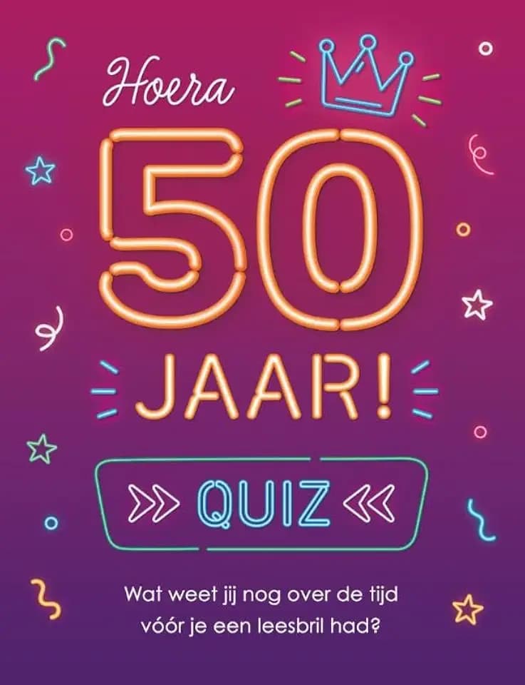 Quiz Hoera 50 jaar!: Wat weet jij nog over de tijd voor je een leesbril had?