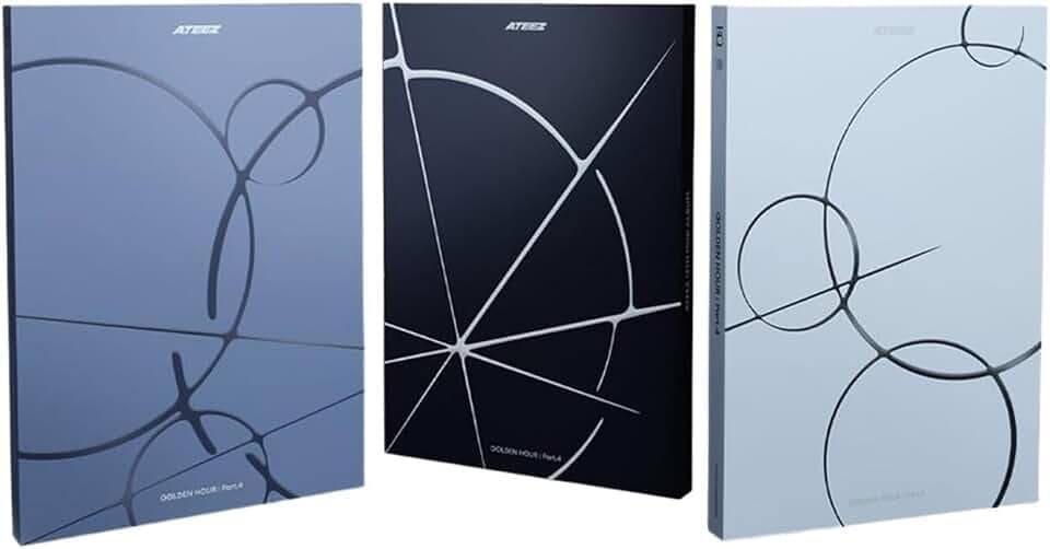 ATEEZ GOLDEN HOUR : Part.4 [Standard Version] 13th Mini Album (A + Z + DIARY 3 VER SET)