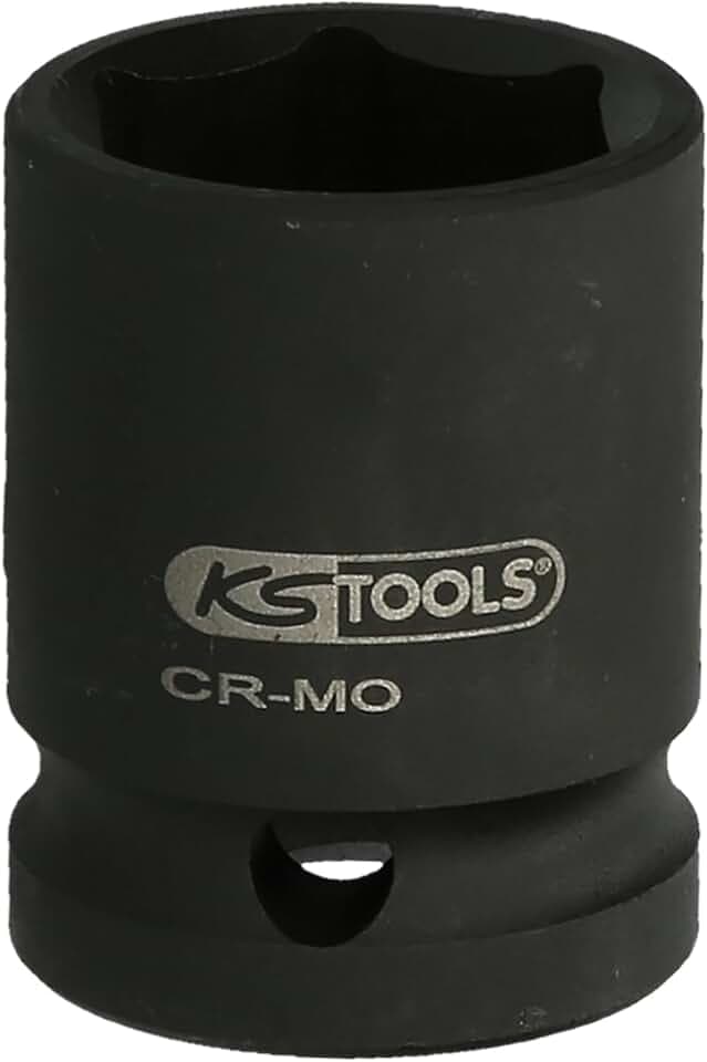 KS Tools 515.1775 1" Sechskant-Kraft-Stecknuss, kurz, 75mm