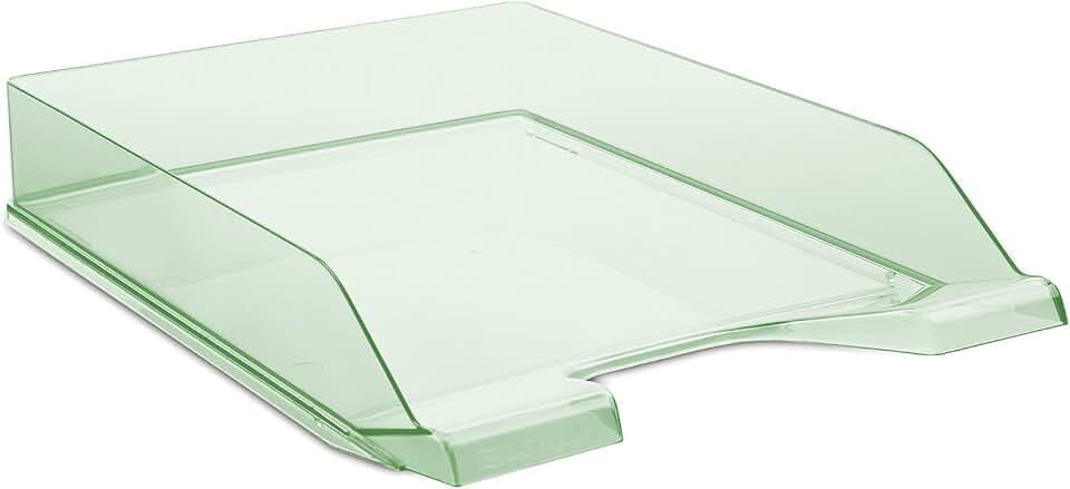 DONAU 7470001PL-06 Briefablage, Polystyrol, A4, Standard, grün