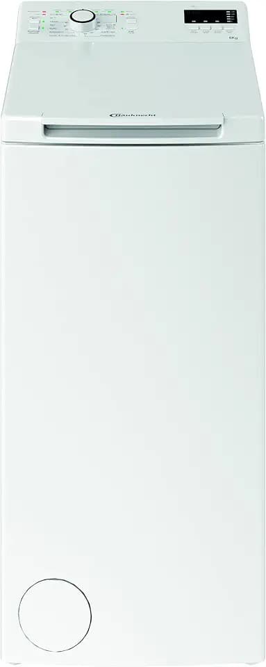 Bauknecht WAT Smart Eco 12C Toplader-Waschmaschine/6 kg/1200 UpM/Kurz30'/FreshFinish/Intensivspülen/Mehrfachwasserschutz+/Energy Saver/Wolleprogramm/Startzeitvorwahl/Universal