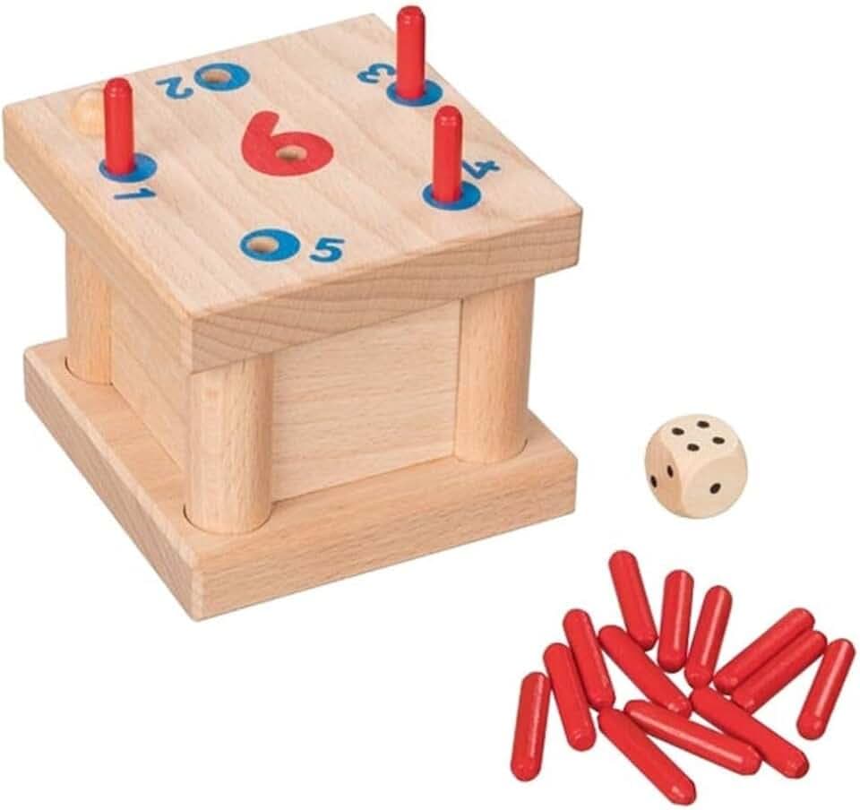 goki 56799 Peg Game The Tricky 6, gemischt