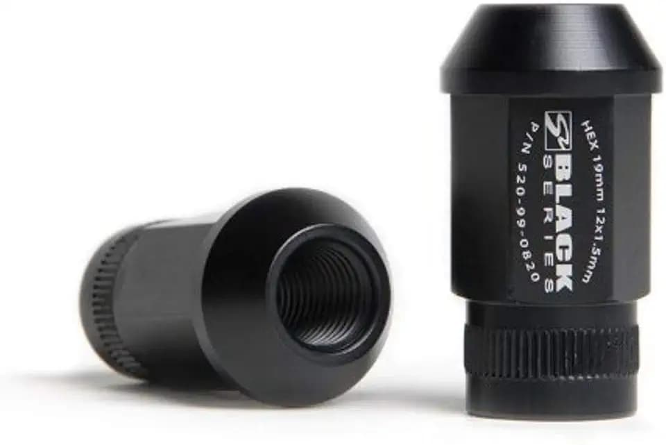 Skunk2 520-99-0853 Black Anodized (12mm x 1.5mm) Lug Nut Set - 16 Piece