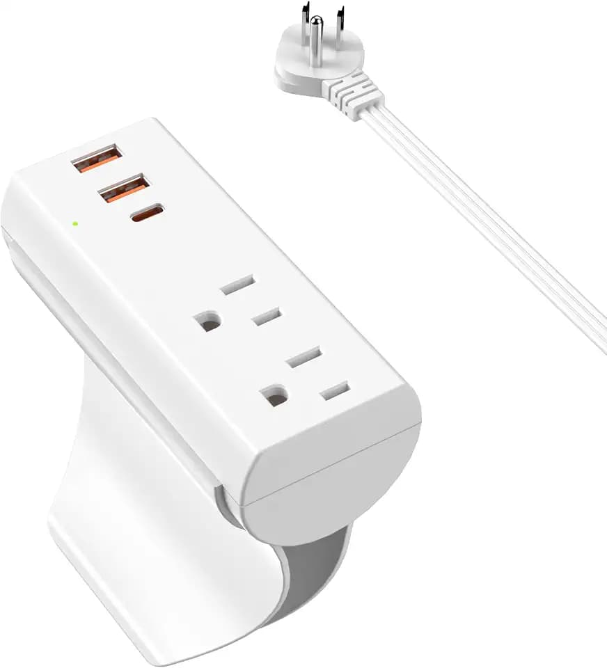 Couch Charging Station, HEZI Sofa Outlet with 2 AC Outlets 3USB Ports