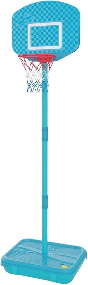 Swingball Kids Height Adjustable Basketball Hoop with Basketball