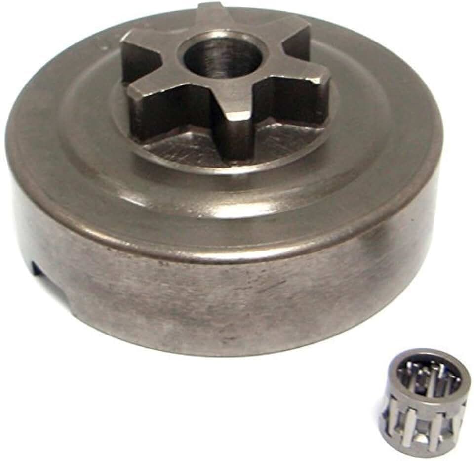 3/8 Inches 6T Chainsaw Clutch Drum Assembly for Echo Cs-310,CS-352,CS-353 with Bearing