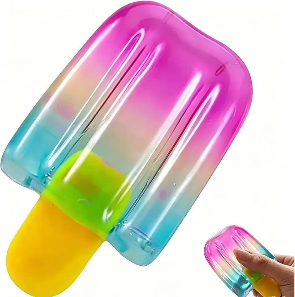 2 PCS Ice Cream Squishy,Eiscreme Squishy Fidget Toys Erwachsene,Weiches Sensorik Fidget Toy,Anti Stress Spielzeug Squishies,Adhs Spielzeug für alle Altersgruppen Gastgeschenk Kindergeburtstag