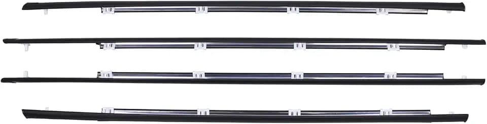 NewYall Front Rear Left and Right Outer Door Window Belt Weatherstrip