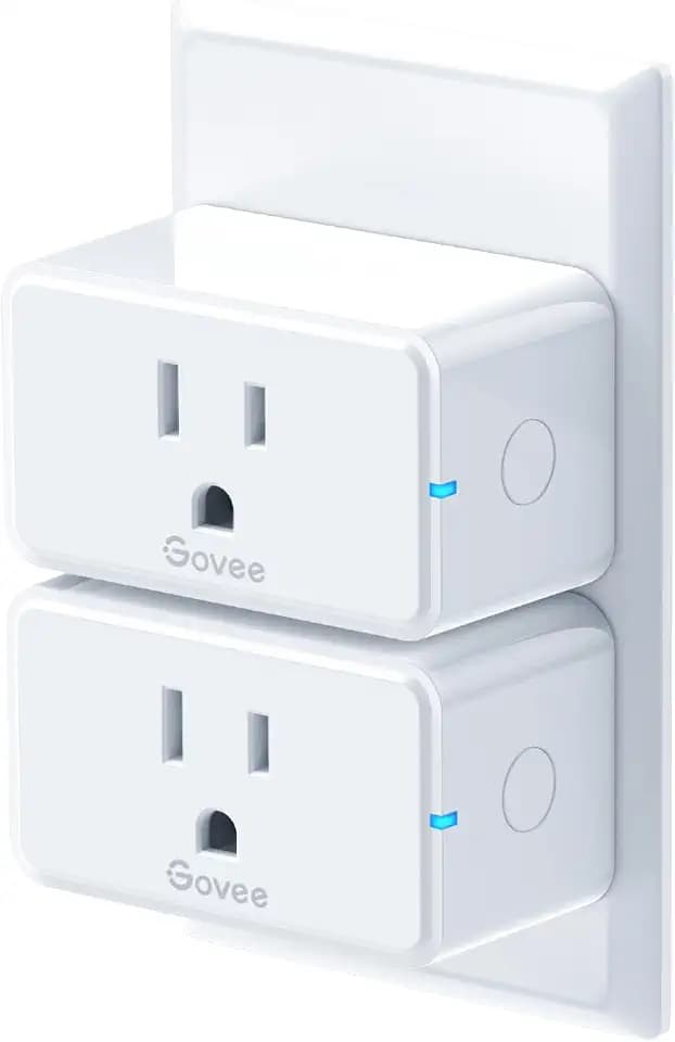 Govee Smart Plug 15A WiFi Bluetooth Outlet 2 Pack, Remote Group Control