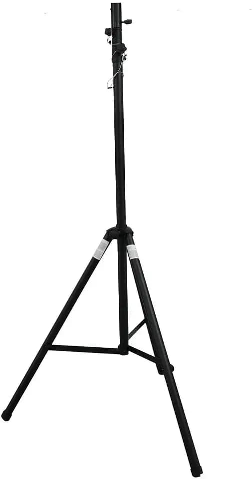 EUROLITE STV-40S-WOT Stahlstativ ohne Querträger, Maximallast 18 kg, Maximalhöhe 340 cm mit TV-Zapfen Aufnahme (d=28mm)