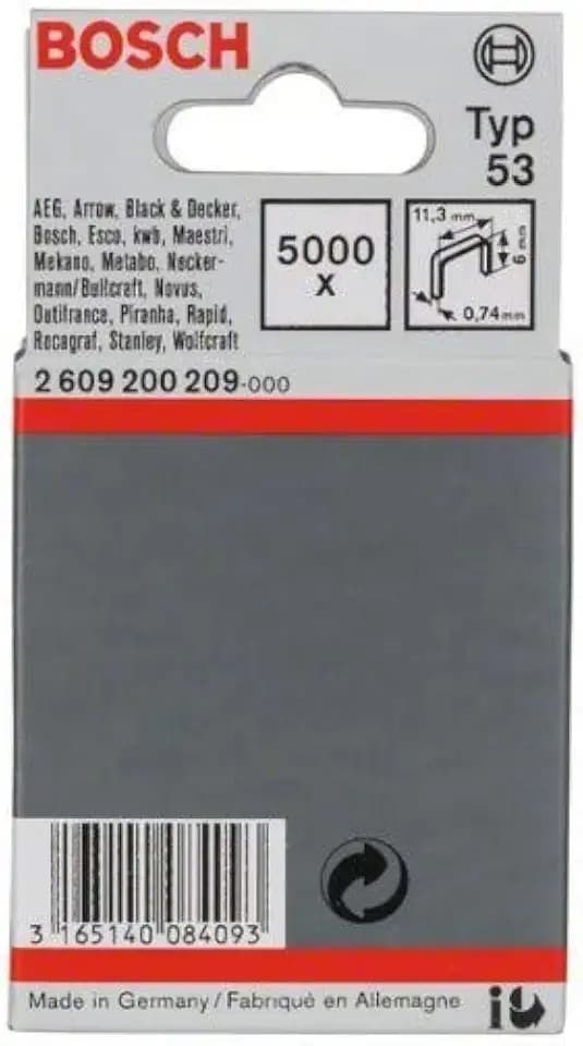 Bosch 5000x Feindrahtklammern, Typ 53/6
