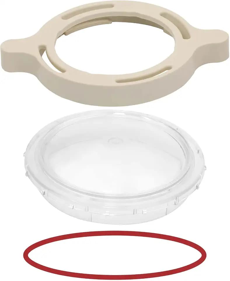 folosem 350090 Cam and Ramp Clamp, 350091 Pump Lid Assembly Complete Replacement Set for Pentair SuperFlo and SuperMax Inground Pool and Spa Pumps (Includes O-Ring)