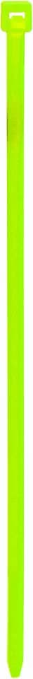 BOX USA 8" Nylon Cable Ties, Fluorescent Green, 40 lb. Strength, .14" Width, Tamper Proof Zip Ties, Self Locking, Bundle and Organize Wires/Cables in Warehouse, Garage, Home or Office, Case of 1000