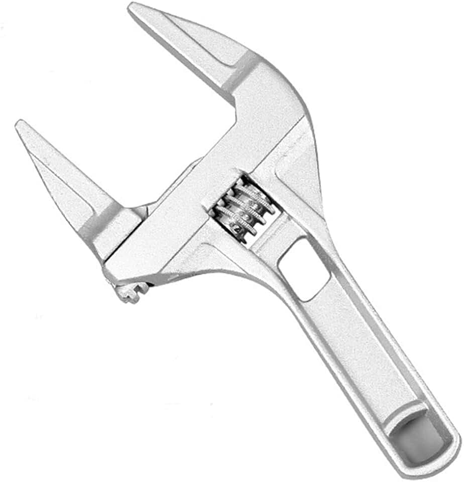8 Inch Adjustable Wrench Aluminum Alloy Spanner Shank Plumber Large Opening Bathroom Wrenche Wide Jaw 6-68mm