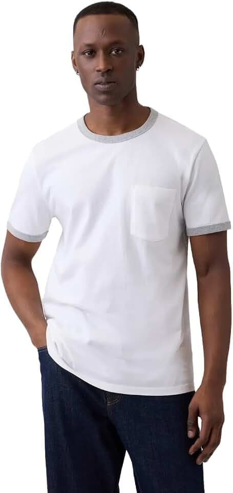 GAP Men's Everyday Soft Crewneck Pocket Tee