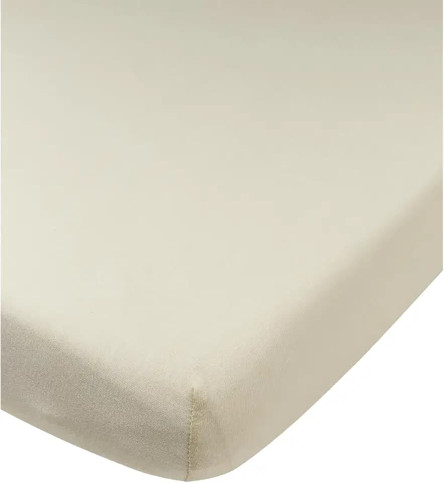 Meyco Spannbettlaken Kinderbett 60x120cm Jersey Spannlaken Soft Sand