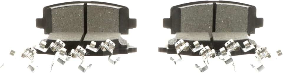 BOSCH BE2460H Blue Ceramic Disc Brake Pad Set with Hardware - Rear