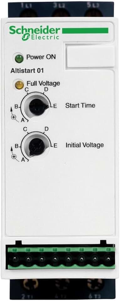 ATS01 9A 230V MONO/110-480V TRI 1FASE, Black