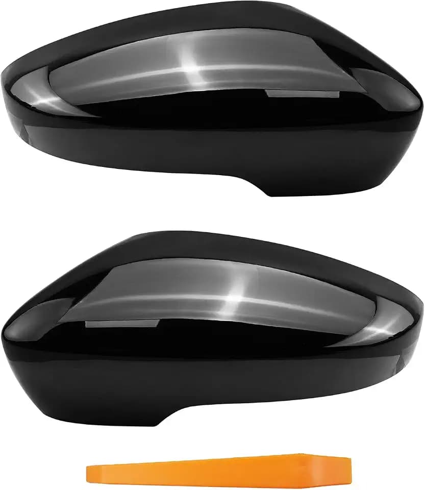 A Pair of Side Rearview Mirror Cover Cap Fit for VW Beetle 2012-2019 Jetta