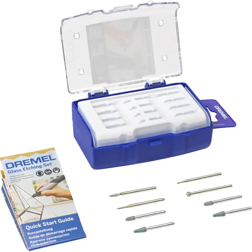 Dremel Glas Gravur Set 8tlg. (für Dremel Multifunktionswerkzeug)