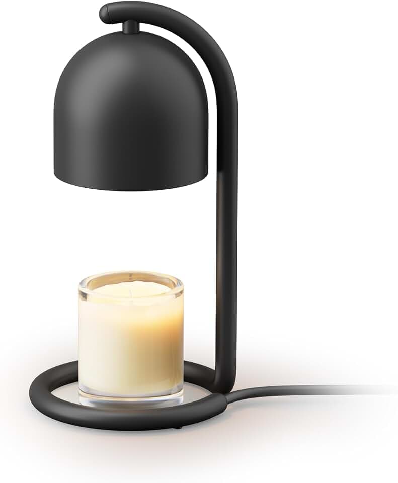 SwitchBot Smart Candle Warmer Lamp with Timer & Voice Control — Dimmable Flameless Candle Wax Melter, Matter-Enabled for Apple Home & Alexa, Birthday & Mother's Day, Gift for Women, Home Decor