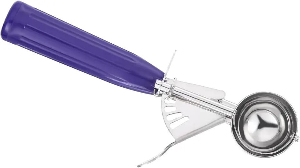 PATIKIL 3/4 Ounce Ice Cream Scoop with Trigger, Purple 22ML