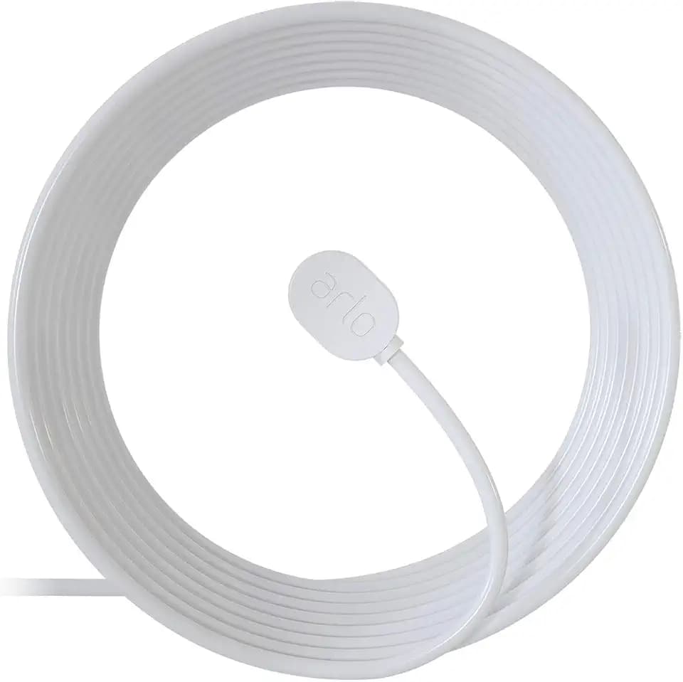 Arlo Accessory - Outdoor Magnetic Charging Cable | 25 ft, Weather Resistant Connector | Compatible with Arlo Ultra Only | (VMA5600C)