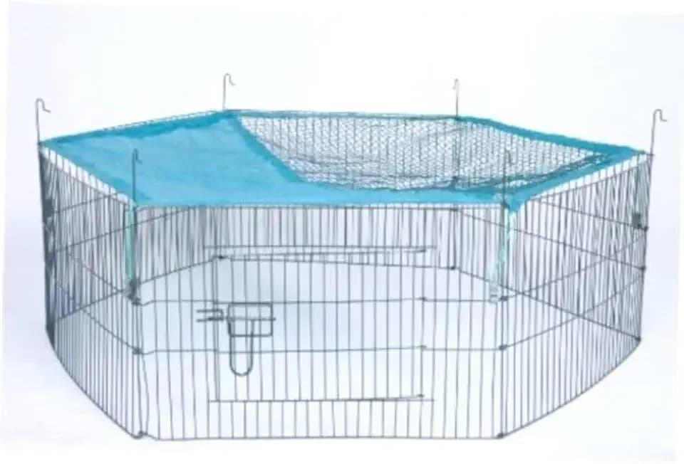 Trixie Natura Outdoor-Gehege 6 Elemente für Jungtiere mit Netz, 58 x 38 cm