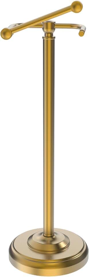 Gold Toilet Paper Holder Stand Stainless Steel & Weighted Base