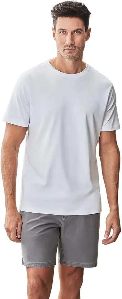 Robert Barakett Men's Georgia Tee Short Sleeve Crew Neck Pima Cotton T-Shirt
