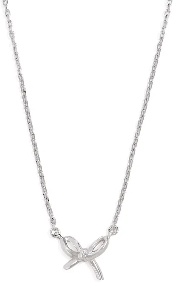 kate spade new york Womens Girlie Pearlie Mini Bow Pendant