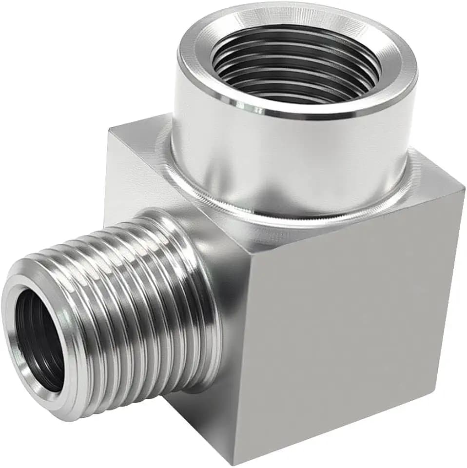Beduan 304 SS 90 Degree Street Elbow NPT 3/8 Male to Female Pipe Fitting
