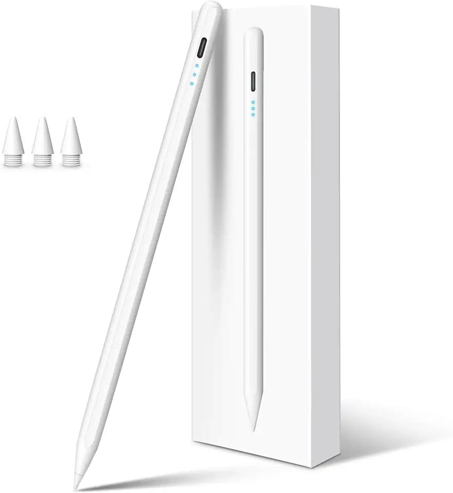 DIGIROOT iPad Pencil for 2018-2026, Plam Rejection Stylus Pen for iPad