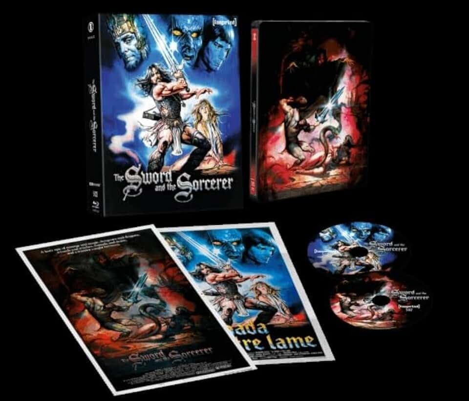 The Sword and the Sorcerer (1982) – [4K UHD + Blu-ray] [Imprint Limited Edition Steelbook in 3D Lenticular Hardcase + Double-Sided Poster]