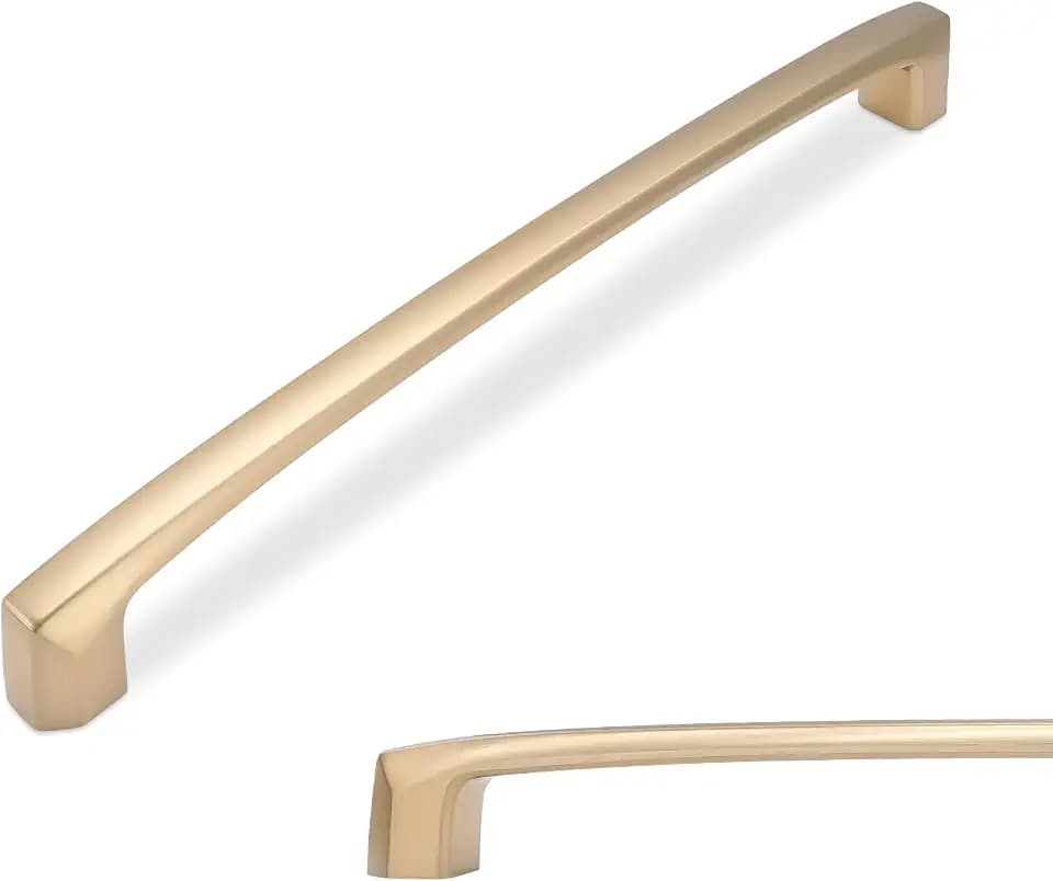 10 Pack 7-1/2 Inch(192mm) Kitchen Cabinet Handles Champagne Bronze Cabinet Pulls Zinc Alloy Drawer Pulls Kitchen Hardware
