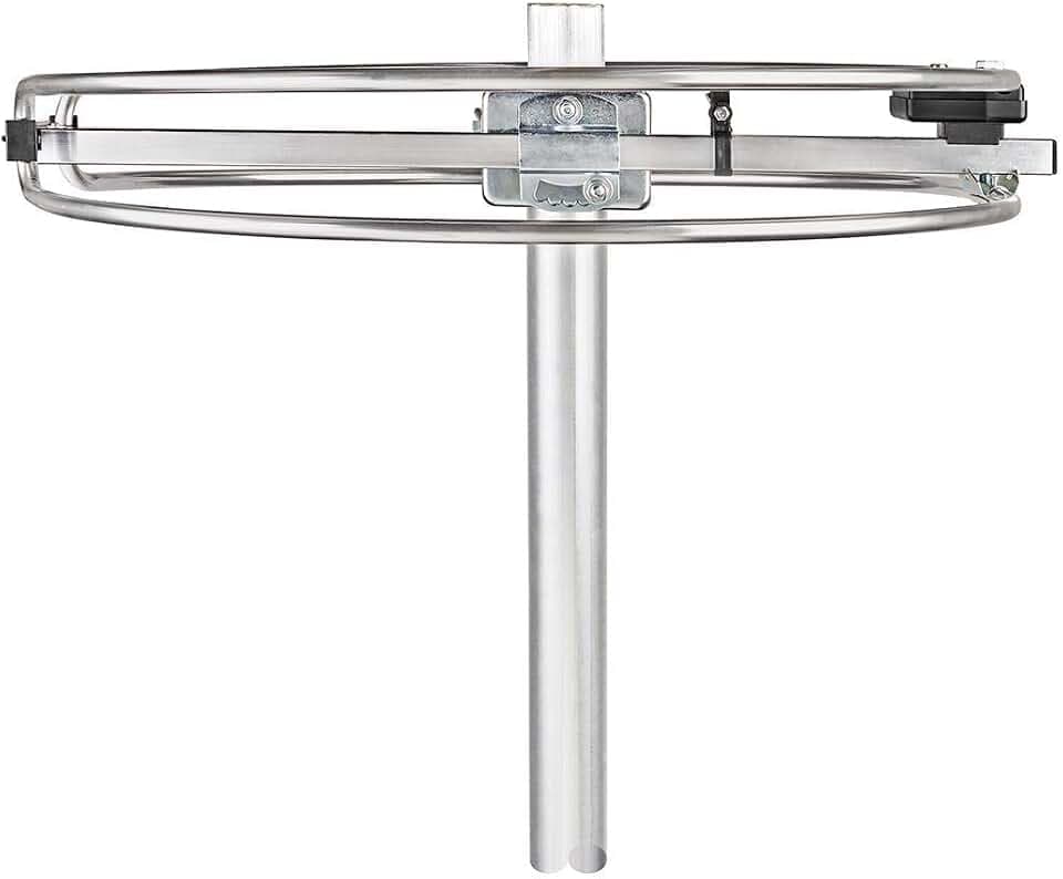 Nedis - UKW-Außenantenne - Max. 4dB Verstärkung - FM Frequenzbereich: 87.5-108 MHz - 0-15 km Empfangsbereich - Impedanz: 75 Ohm - Einrastsystem - für Draußen - Aluminium - Schwarz/Silber