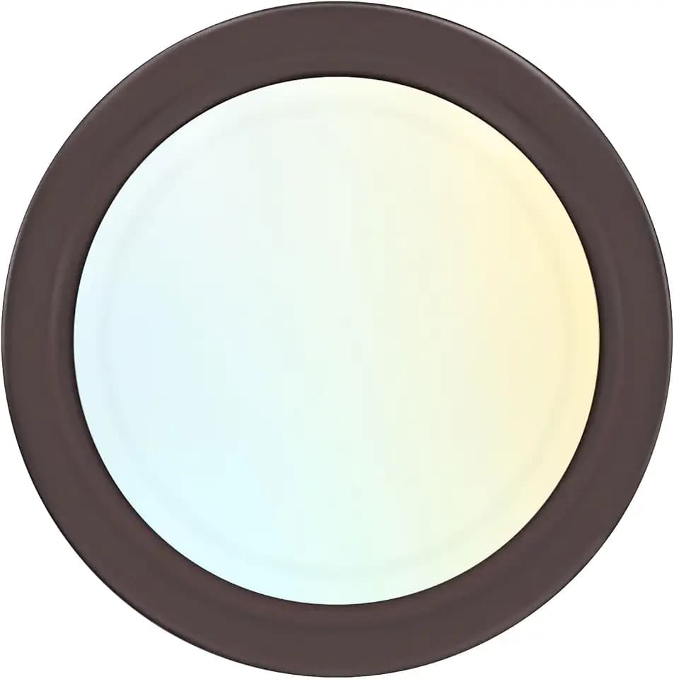 LUXRITE 6 Inch LED Disk Lights, 12.5W, 1000LM, 120V, Bronze (1 Pack)