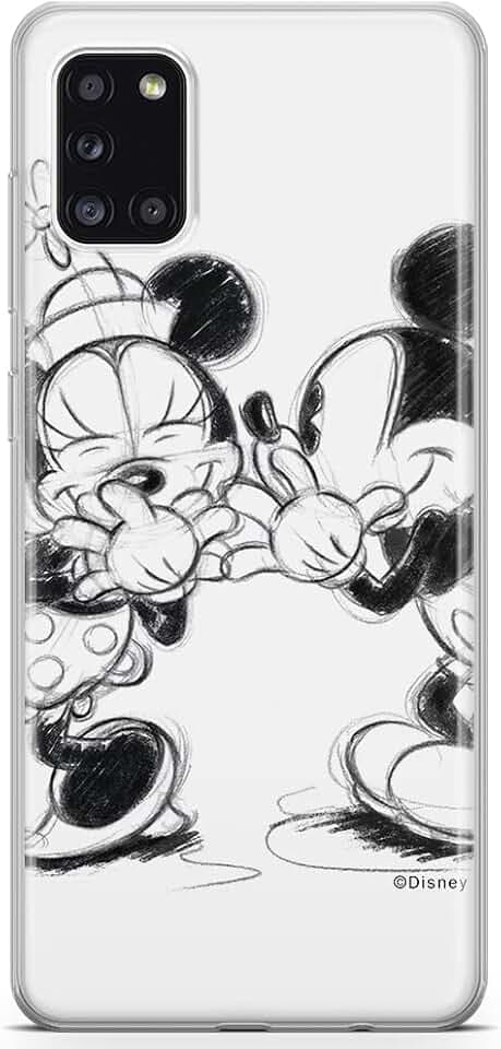 ERT GROUP Handyhülle für Samsung A31 Original und offiziell Lizenziertes Disney Muster Mickey & Minnie 010 optimal an die Form des Handy angepasst, hülle aus TPU