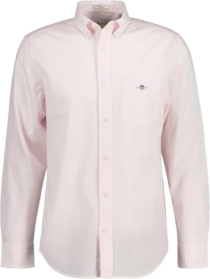 Gant Herren Reg Poplin Banker Shirt Hemd (1er Pack)