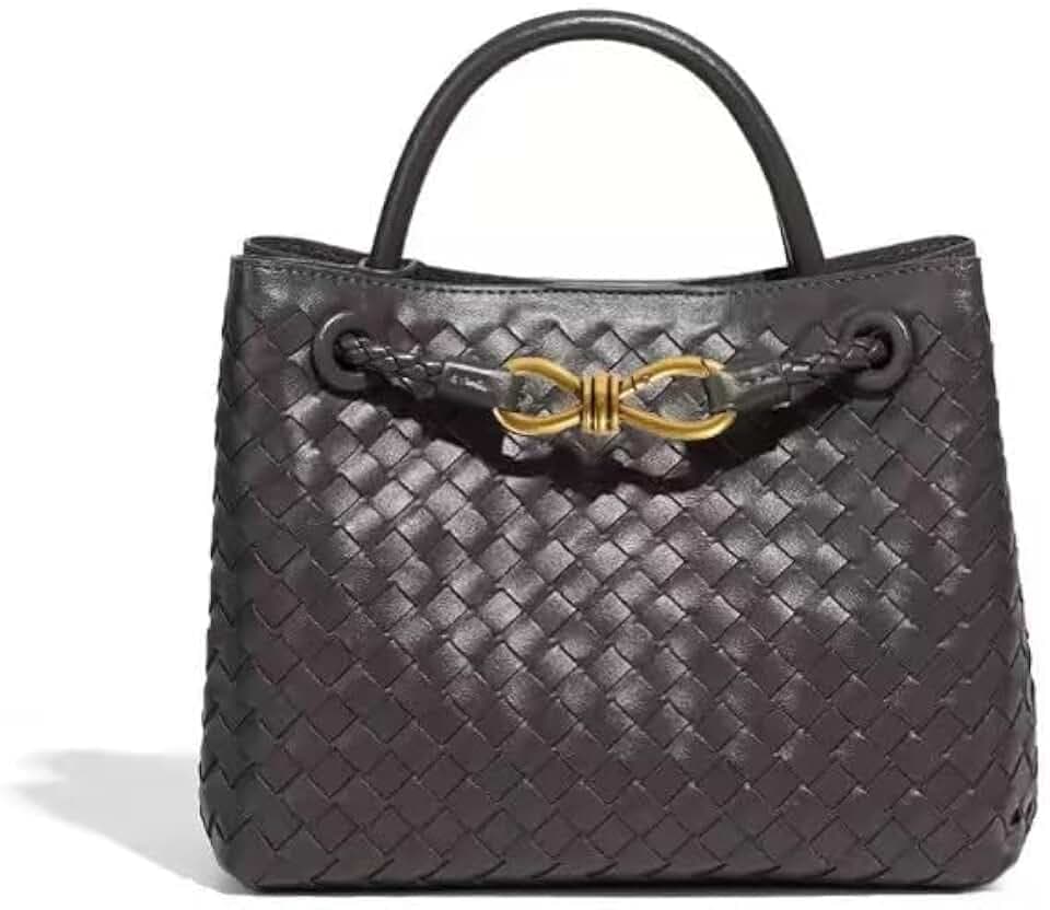 Woven Tote Bag for Women Leather Shoulder Handbag Designer Top Handle Purses