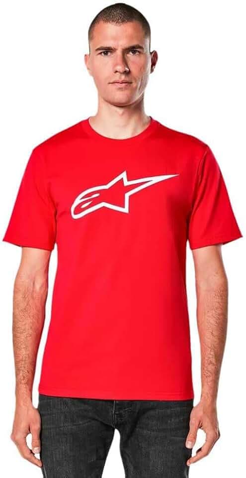 Alpinestars Herren Original Logo T-Shirt Kurzarmshirt für Männer mit Rundhalsausschnitt