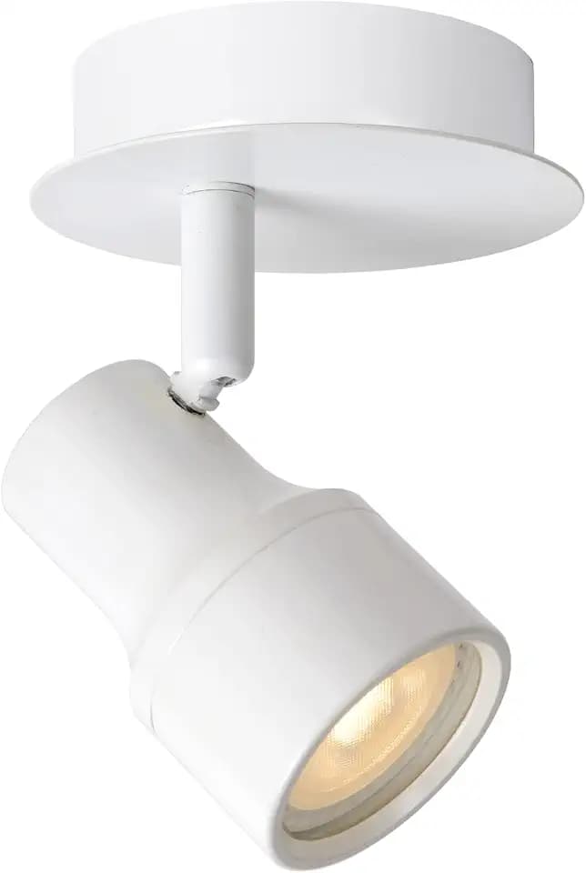 Lucide SIRENE-LED - Deckenstrahler Badezimmer - Ø 10 cm - LED Dim. - GU10 - 1x5W 3000K - IP44 - Weiß