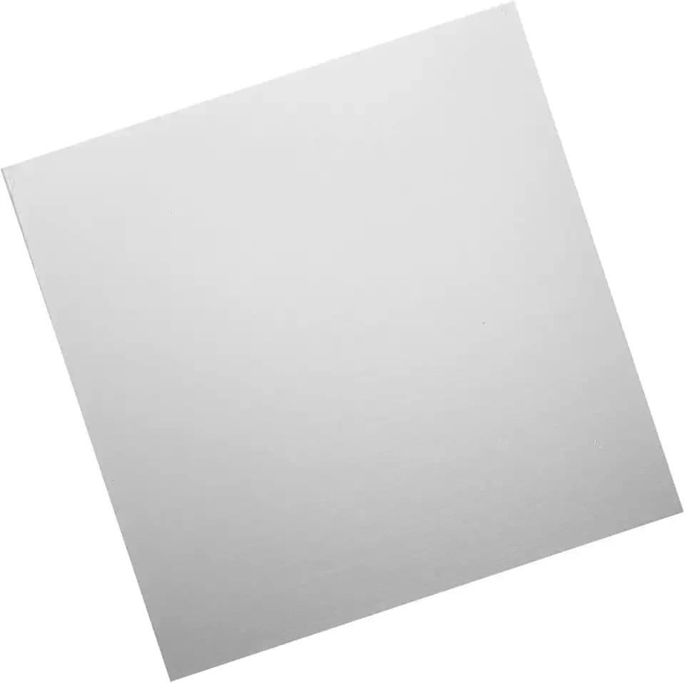 uxcell 304 Stainless Steel Sheet Plate, 10" x 10", 18 Gauge (1mm) Thickness, Stainless Steel Plate with Gloves for Crafting, Modelers, Jewelry, Repairs, Electrical Repairs (Silver)