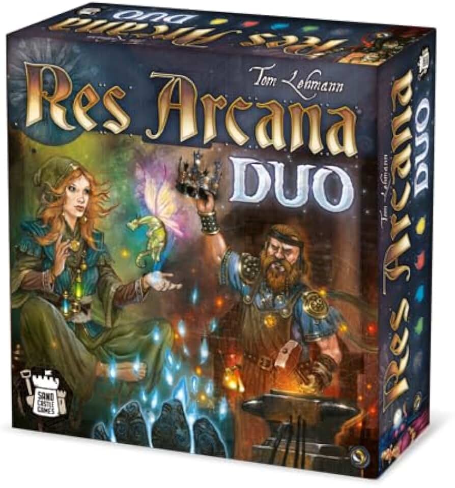 Asmodee Res Arcana Duo, Brettspiel für 2 Spieler, ab 14 Jahren, italienische Ausgabe
