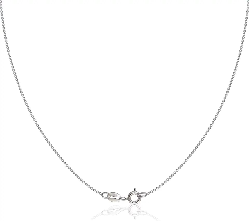 925 Sterling Silver Chain for Women, 1.1mm