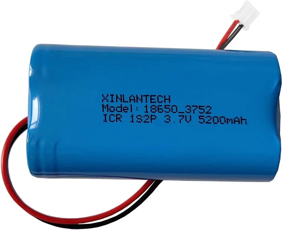3,7V 6000mAh wiederaufladbarer Lithium-Ionen-Akku mit PH2.0 2-Pin Plug Anschluss, Stücke für Tragbare elektronische Geräte, LED-Beleuchtung, Heimwerker-Bausätze, ferngesteuertes Spielzeug